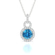 Haven | Round Topaz Pendant