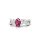Haze | Oval Rhodolite Ring