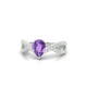 Haze | Pear Amethyst Ring