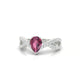 Haze | Pear Rhodolite Ring