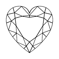 Heart Shape gemstone icon