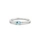 Horizon | Bague Aigue-marine Ovale