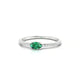 Horizon | Oval Emerald Ring