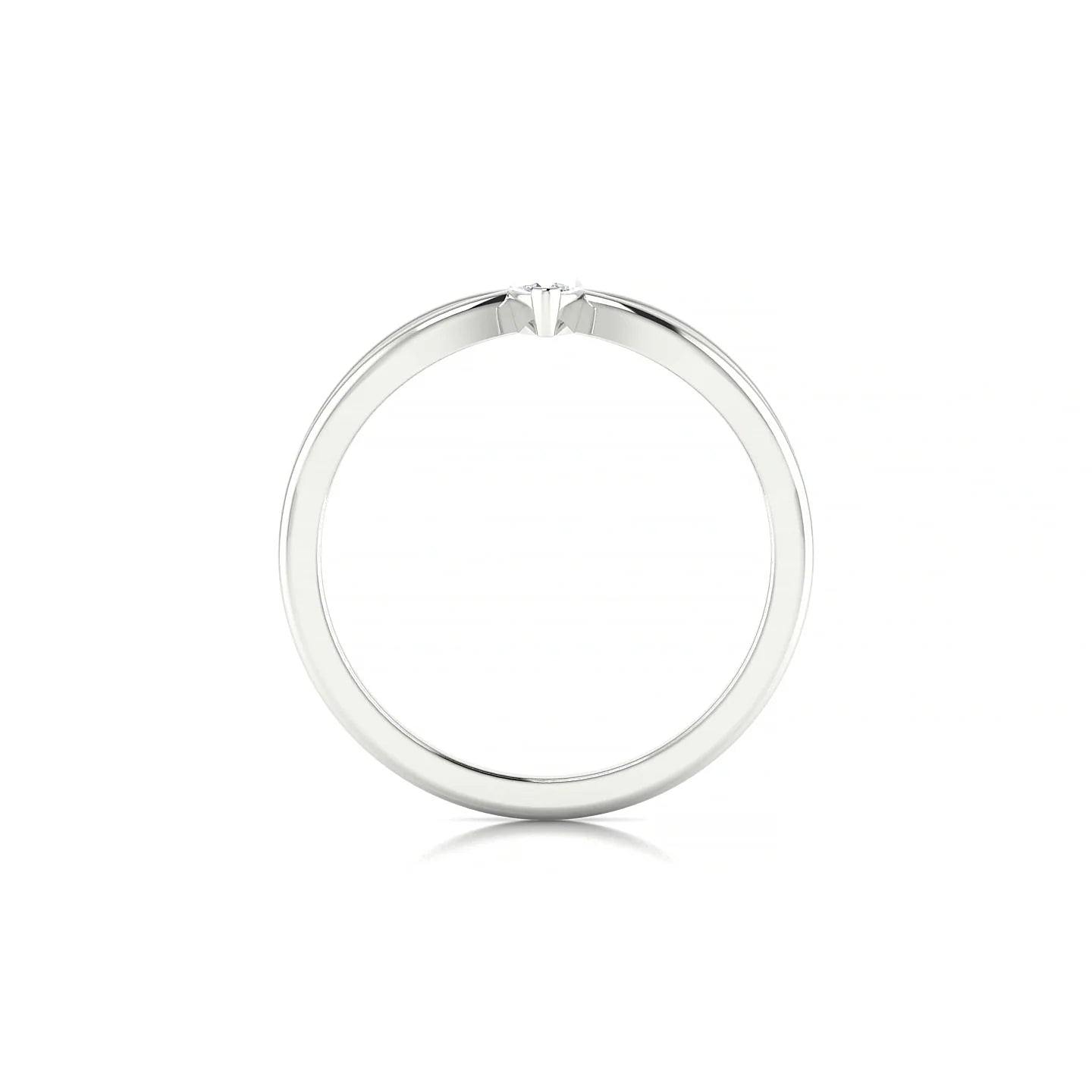Interlude | 18k White Gold 6 x 3 mm Marquise Diamond Ring