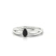Interlude | Pear Black Diamond Ring