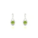 Loop | Boucles d'oreilles Péridot Rond