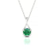 Loop | Round Emerald Pendant