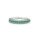 Lustre | Round Emerald Ring