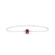 Mirage | Emerald Rhodolite Bracelet