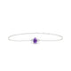 Mirage | Bracelet Améthyste Ovale