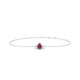 Mirage | Bracelet Rhodolite Poire