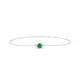 Mirage | Round Emerald Bracelet