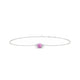 Mirage | Round Pink Sapphire Bracelet