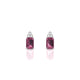 Mirage | Boucles d'oreilles Rhodolite Émeraude