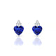 Mirage | Boucles d'oreilles Saphir Cœur