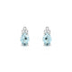 Mirage | Boucles d'oreilles Aigue-marine Ovale