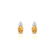Mirage | Boucles d'oreilles Citrine Ovale