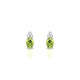 Mirage | Boucles d'oreilles Péridot Ovale