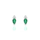 Mirage | Boucles d'oreilles Émeraude Poire