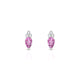 Mirage | Boucles d'oreilles Saphir Rose Poire