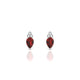 Mirage | Boucles d'oreilles Grenat Poire