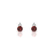 Mirage | Boucles d'oreilles Grenat Rond