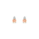 Mirage | Round Morganite Earrings