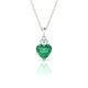 Mirage | Pendentif Émeraude Cœur