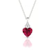 Mirage | Heart Ruby Pendant