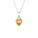 Mirage | Pendentif Citrine Cœur