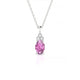 Mirage | Pendentif Saphir Rose Ovale