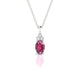 Mirage | Oval Rhodolite Pendant