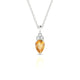 Mirage | Pear Citrine Pendant