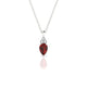 Mirage | Pear Garnet Pendant