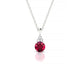 Mirage | Round Ruby Pendant
