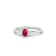Mirage | Pear Ruby Ring