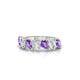 Mist | Pear Amethyst & Diamond Ring