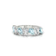 Mist | Bague Aigue-Marine & Diamant Poire