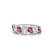 Mist | Bague Rhodolite & Diamant Poire