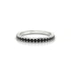 Muse | Round Black Diamond & Diamond Ring