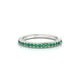 Muse | Round Emerald & Diamond Ring
