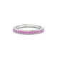 Muse | Bague Saphir Rose & Diamant Rond