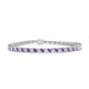 Nile | Bracelet Tennis Améthyste & Diamant Marquise