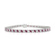 Nile | Marquise rhodolite & diamond tennis bracelet