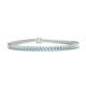 Nile | Marquise aquamarine tennis bracelet