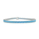 Nile | Marquise topaz tennis bracelet