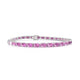Ozu | Bracelet Tennis Saphir Rose Émeraude
