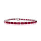 Ozu | Emerald ruby tennis bracelet