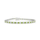 Palazzo | Round peridot & diamond tennis bracelet