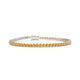 Palazzo | Round citrine tennis bracelet